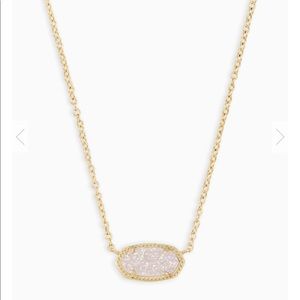 Kendra Scott Elisa Gold Iridescent Drusy Necklace